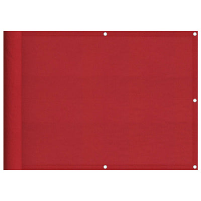 Vidaxx Balkonschirm rot 75x800 cm 100 % Polyester Oxford