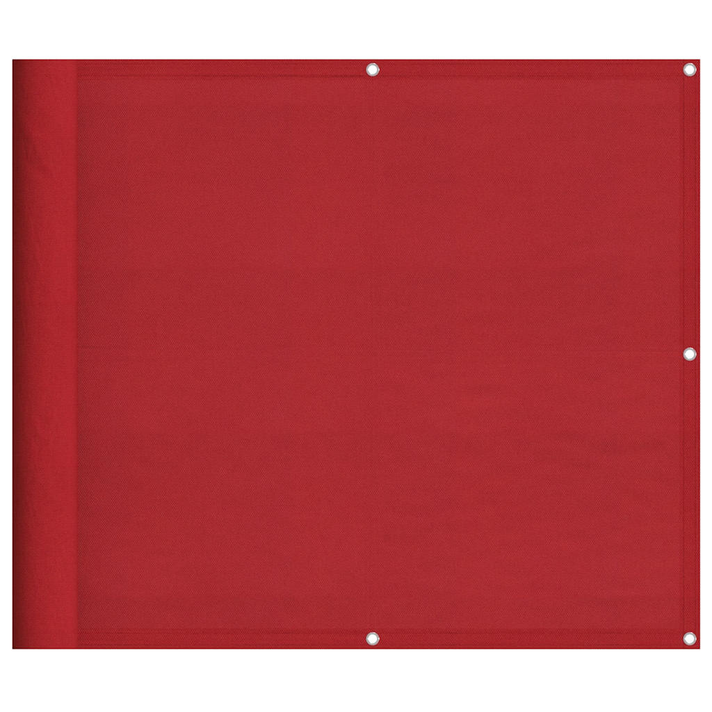 Vidaxx Balkonschirm rot 90x700 cm 100 % Polyester Oxford