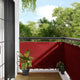 Vidaxx Balkonschirm rot 90x700 cm 100 % Polyester Oxford
