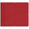Vidaxx Balkonschirm rot 90x1000 cm 100 % Polyester Oxford