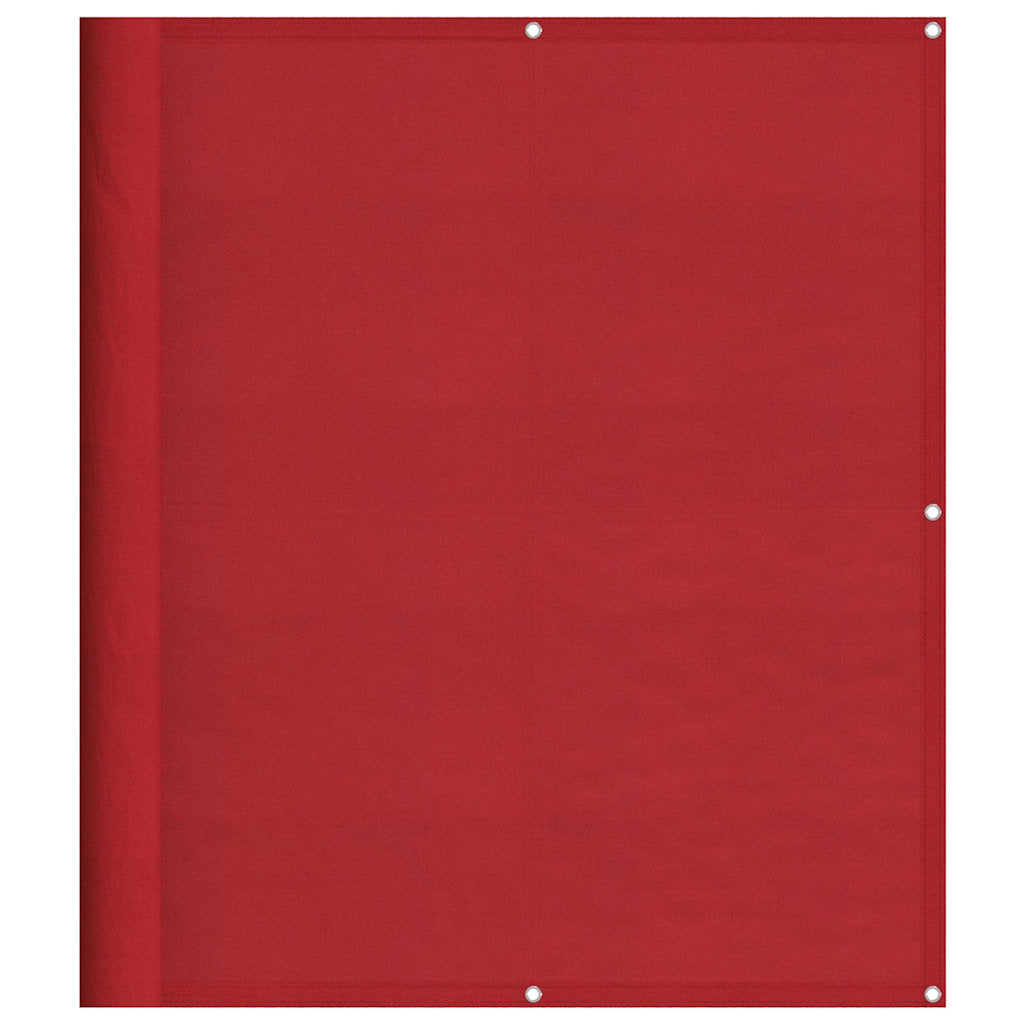 Vidaxx Balkonschirm rot 120x800 cm 100 % Polyester Oxford