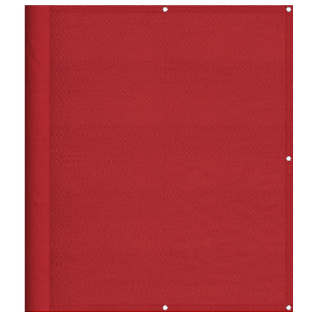Vidaxx Balkonschirm rot 120x1000 cm 100 % Polyester Oxford
