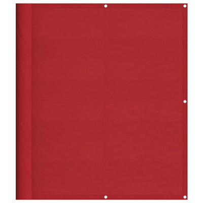 Vidaxx Balkonschirm rot 120x1000 cm 100 % Polyester Oxford