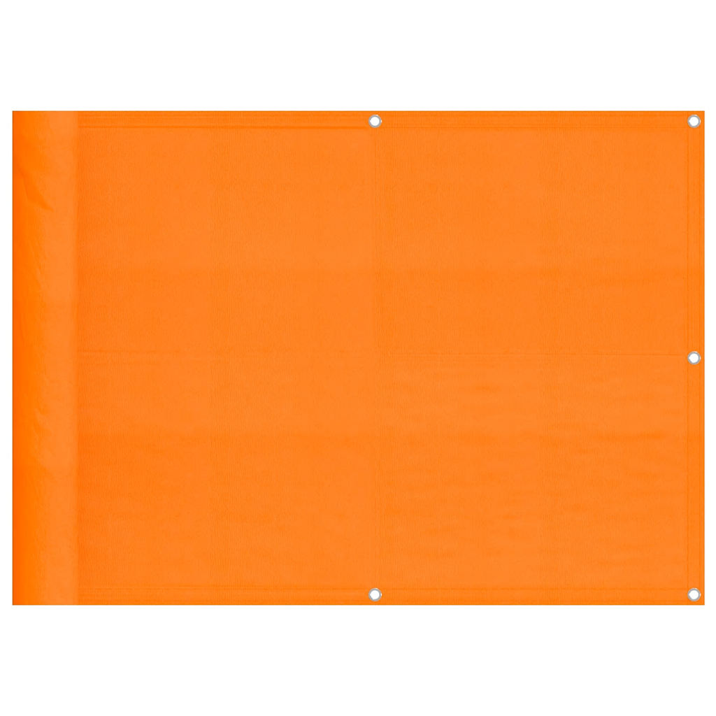 Vidaxx Balkonschirm Orange 75x1000 cm 100 % Polyester Oxford