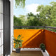 Vidaxx Balkonschirm Orange 90x1000 cm 100 % Polyester Oxford