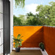 Vidaxx Balkonschirm Orange 120x700 cm 100 % Polyester Oxford