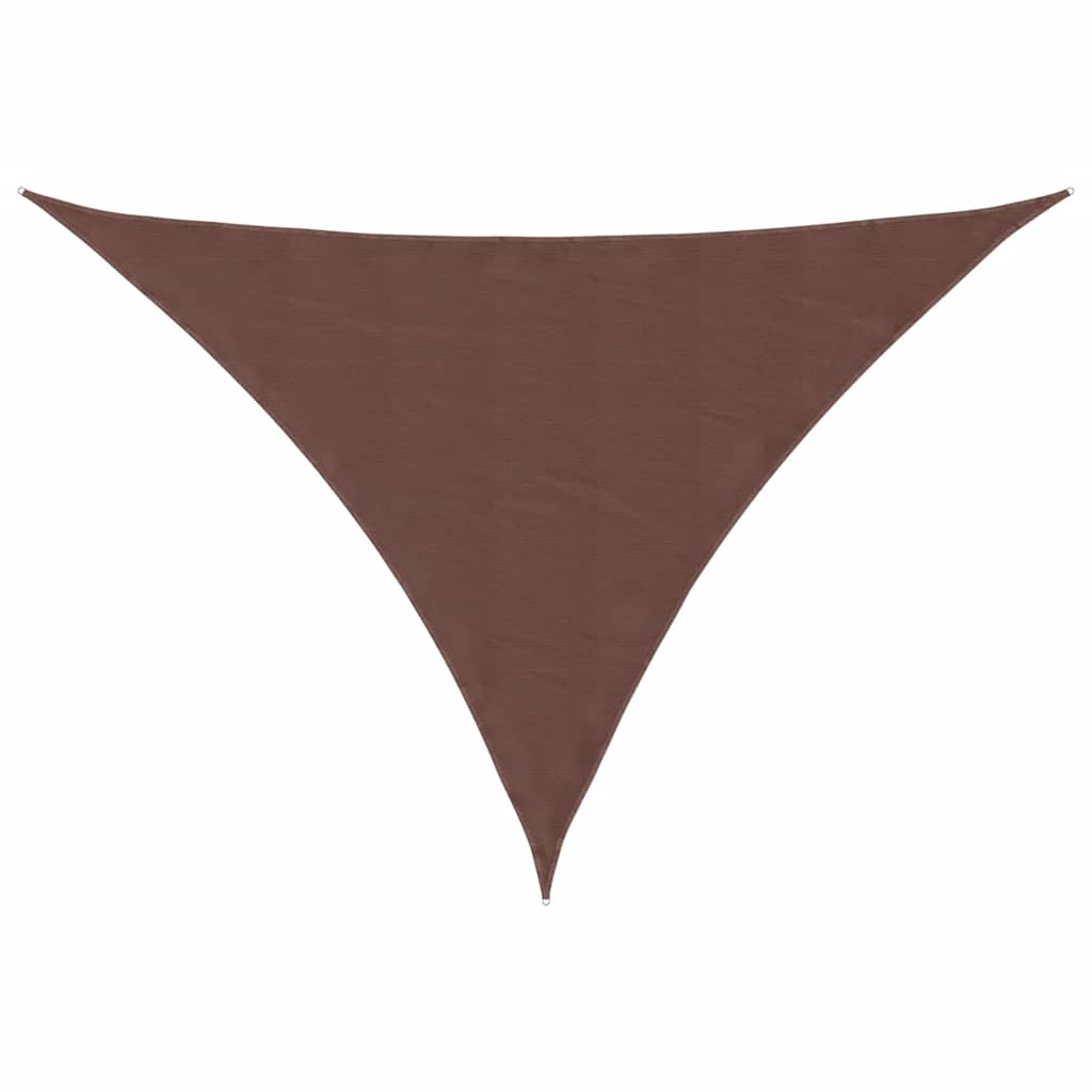 VidaXL Sonnensegel braun 7x5x5 m 100 % Polyester Oxford