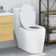 Vidaxl WC-Sitz weiß 47 x 37 x 4 cm Duroplast