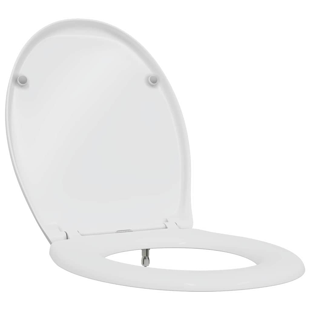 Vidaxl WC-Sitz weiß 47 x 37 x 4 cm Duroplast