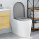 Vidaxl WC-Sitz grau 49 x 36 x 4 cm Duroplast