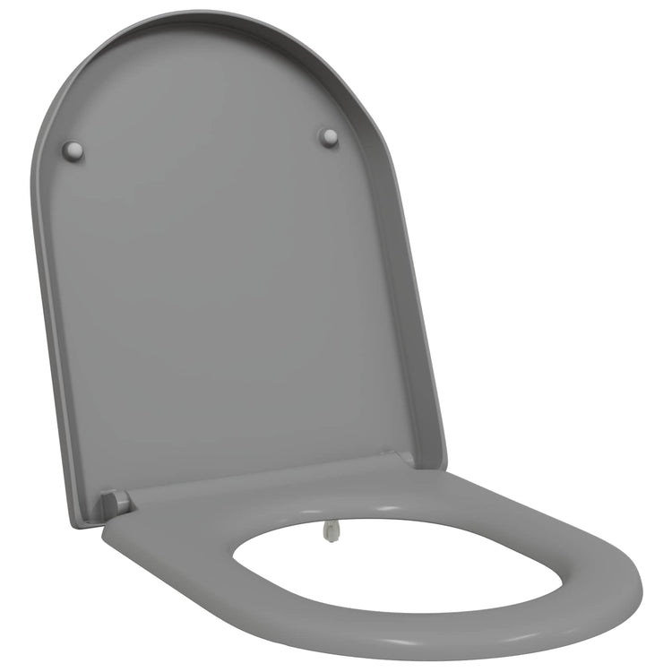 Vidaxl WC-Sitz grau 49 x 36 x 4 cm Duroplast