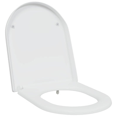 Vidaxl WC-Sitz weiß 49 x 36 x 4 cm Duroplast