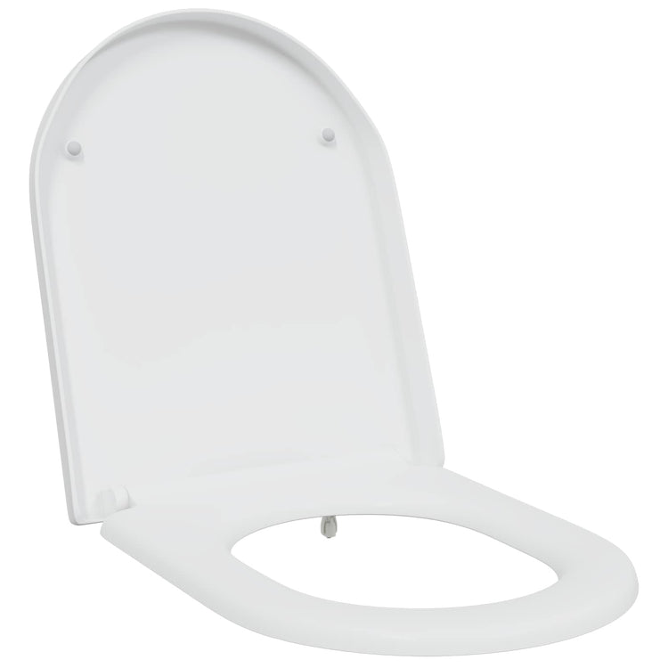 Vidaxl WC-Sitz weiß 49 x 36 x 4 cm Duroplast