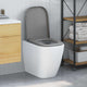 Vidaxx WC-Sitz grau 47,5 x 35 x 3,6 cm Duroplast