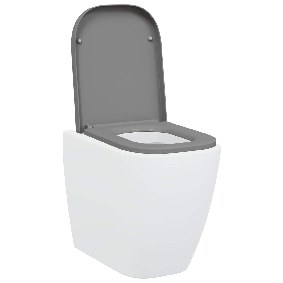 Vidaxx WC-Sitz grau 47,5 x 35 x 3,6 cm Duroplast