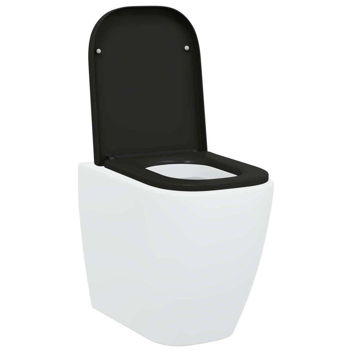 Vidaxx WC-Sitz schwarz 47,5 x 35 x 3,6 cm Duroplast