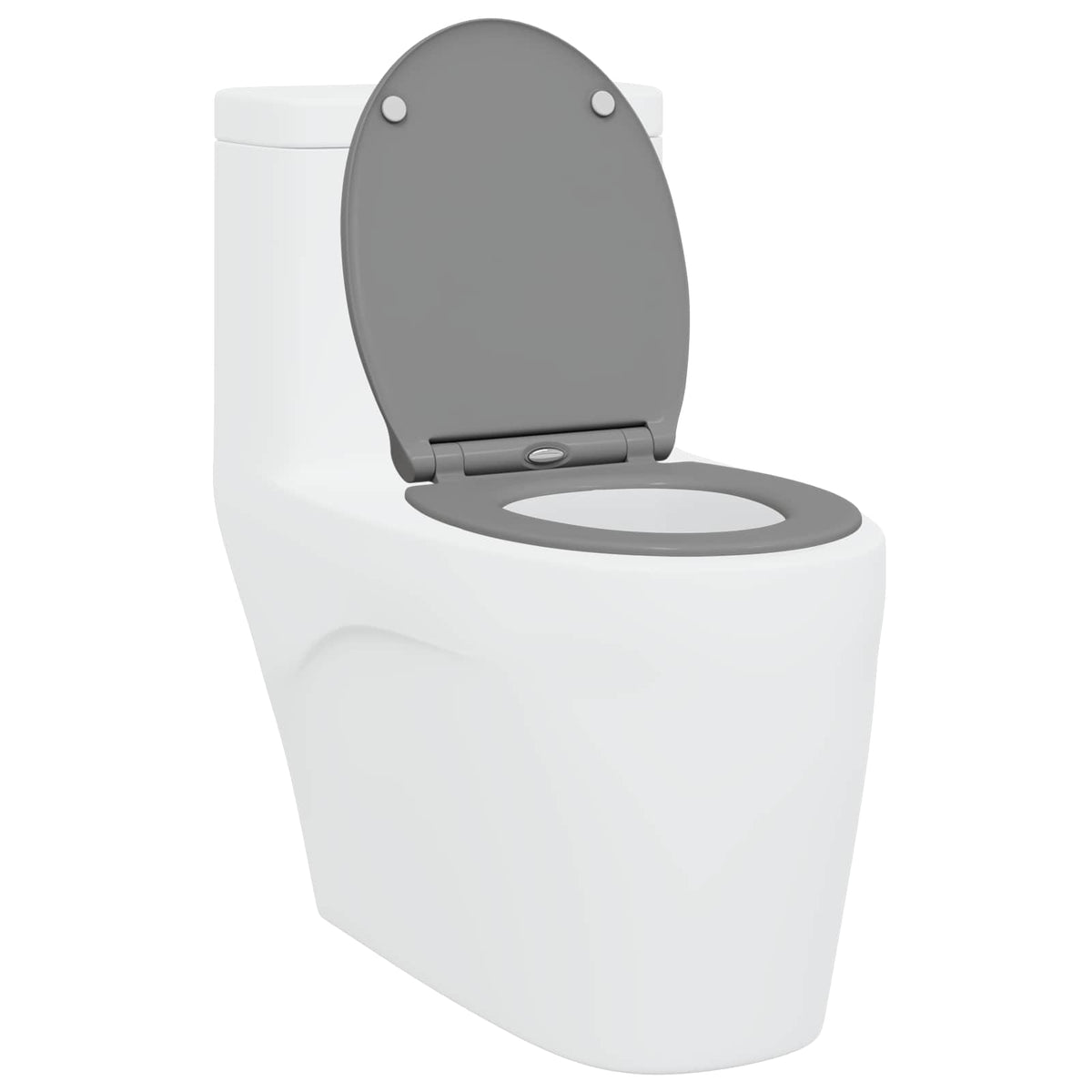Vidaxx WC-Sitz grau 47 x 37,5 x 3,8 cm Duroplast