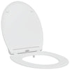 Vidaxl WC-Sitz weiß 47 x 37,5 x 3,8 cm Duroplast