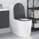 Vidaxl WC-Sitz Anthrazit 47 x 36 x 3,4 cm Duroplast