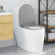 Vidaxl WC-Sitz grau 47 x 36 x 3,4 cm Duroplast