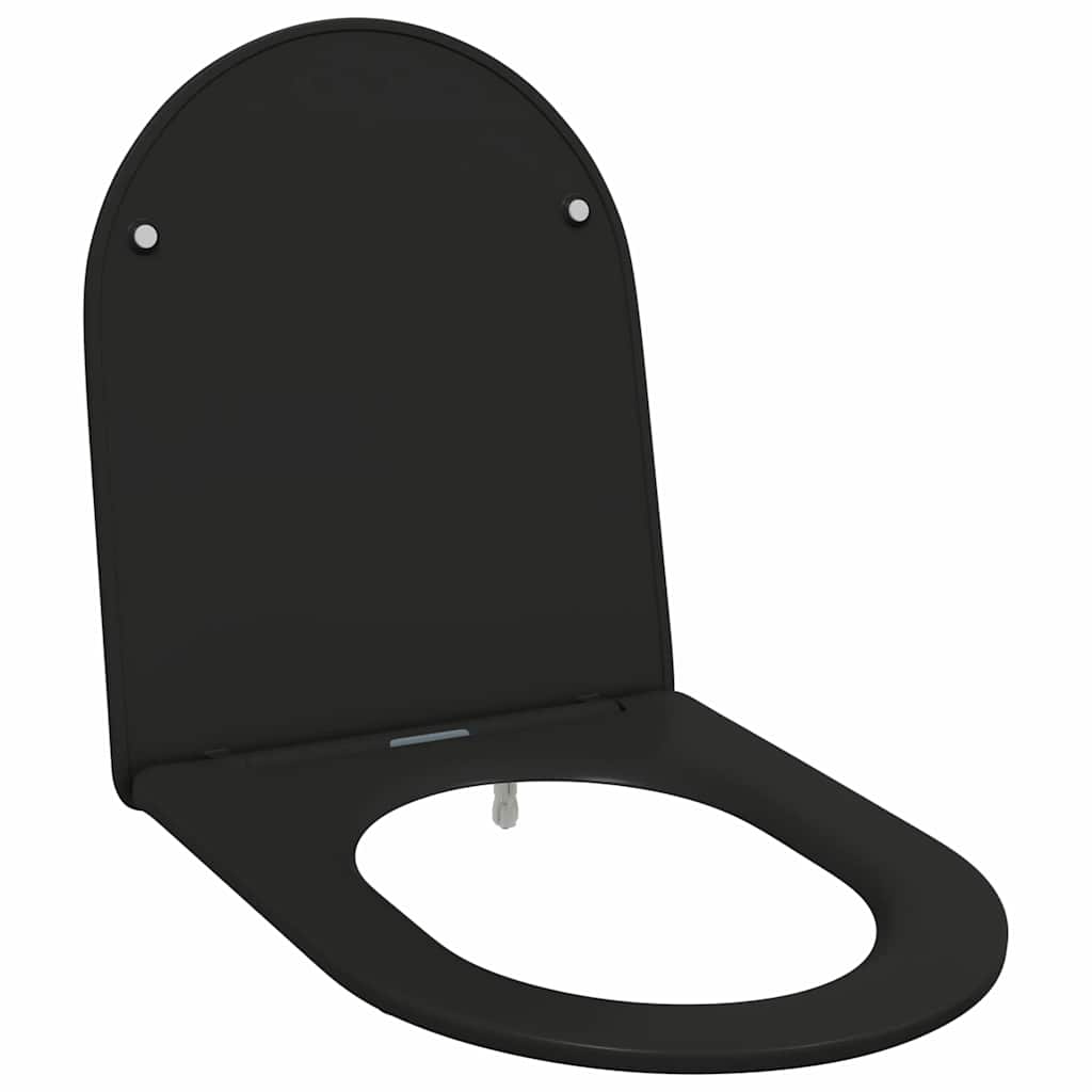 Vidaxx WC-Sitz schwarz 47 x 36 x 3,4 cm Duroplast