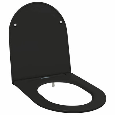 Vidaxx WC-Sitz schwarz 47 x 36 x 3,4 cm Duroplast