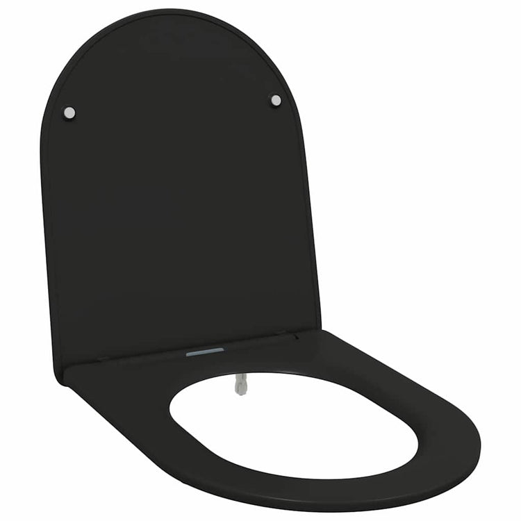 Vidaxx WC-Sitz schwarz 47 x 36 x 3,4 cm Duroplast