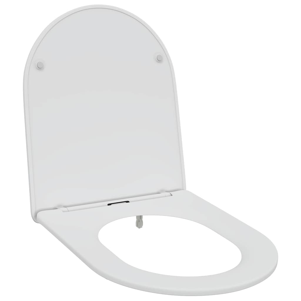 Vidaxl WC-Sitz weiß 47 x 36 x 3,4 cm Duroplast