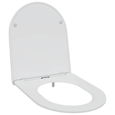 Vidaxl WC-Sitz weiß 47 x 36 x 3,4 cm Duroplast