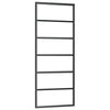 Vidaxx Schiebetür mit Beschlag 76x205 cm ESG-Glas und Aluminium