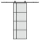 Vidaxx Schiebetür mit Beschlag 76x205 cm ESG-Glas und Aluminium