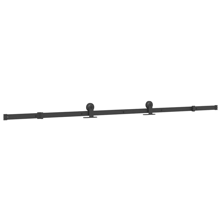 VidaXL-Schiebetür mit Beschlägen 76x205 cm aus gehärtetem Glas und Aluminium