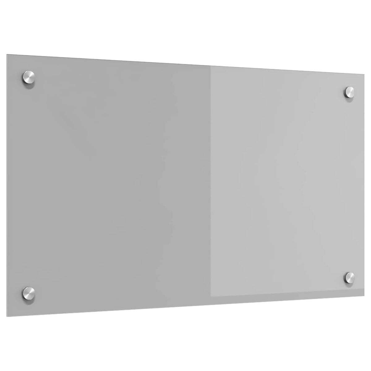 Vidaxxl Küchenrückwand hellgrau 70 x 40 cm gehärtetes Glas