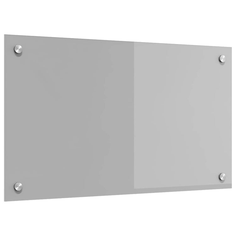 Vidaxxl Küchenrückwand hellgrau 70 x 40 cm gehärtetes Glas