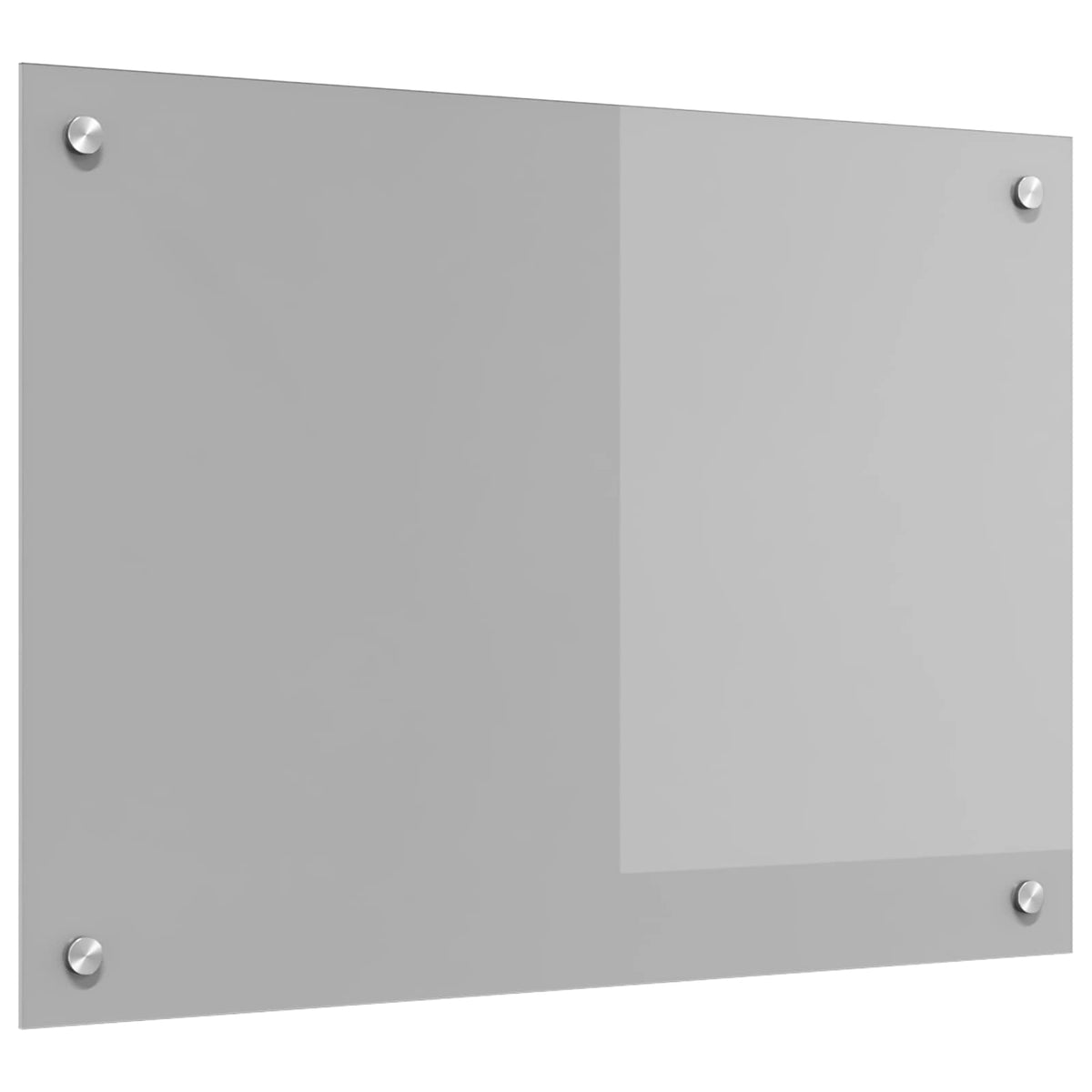 Vidaxxl Küchenrückwand hellgrau 70 x 50 cm gehärtetes Glas