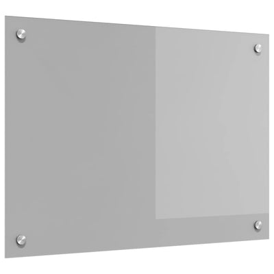 Vidaxxl Küchenrückwand hellgrau 70 x 50 cm gehärtetes Glas