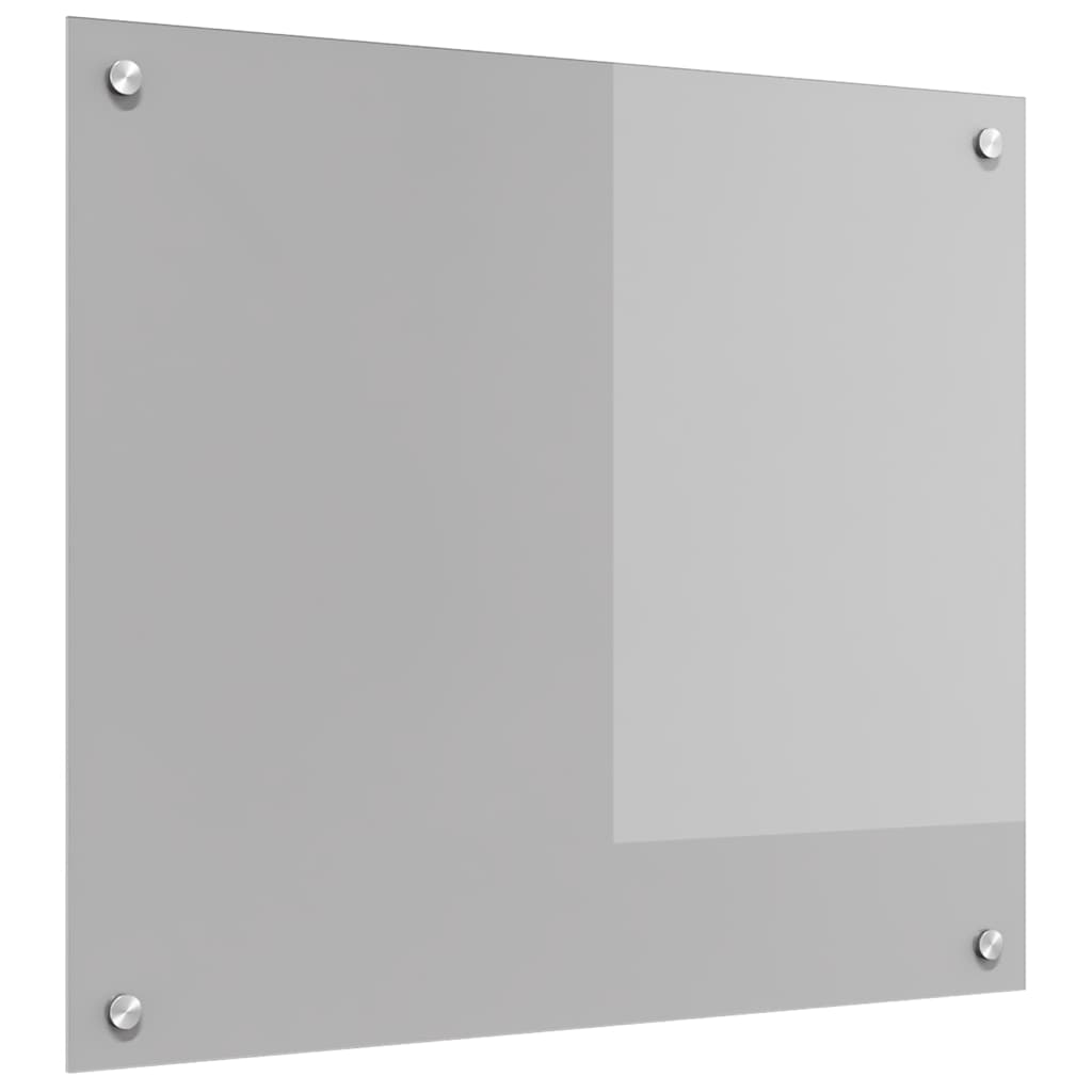 Vidaxxl Küchenrückwand hellgrau 70 x 60 cm gehärtetes Glas