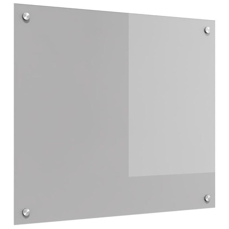 Vidaxxl Küchenrückwand hellgrau 70 x 60 cm gehärtetes Glas