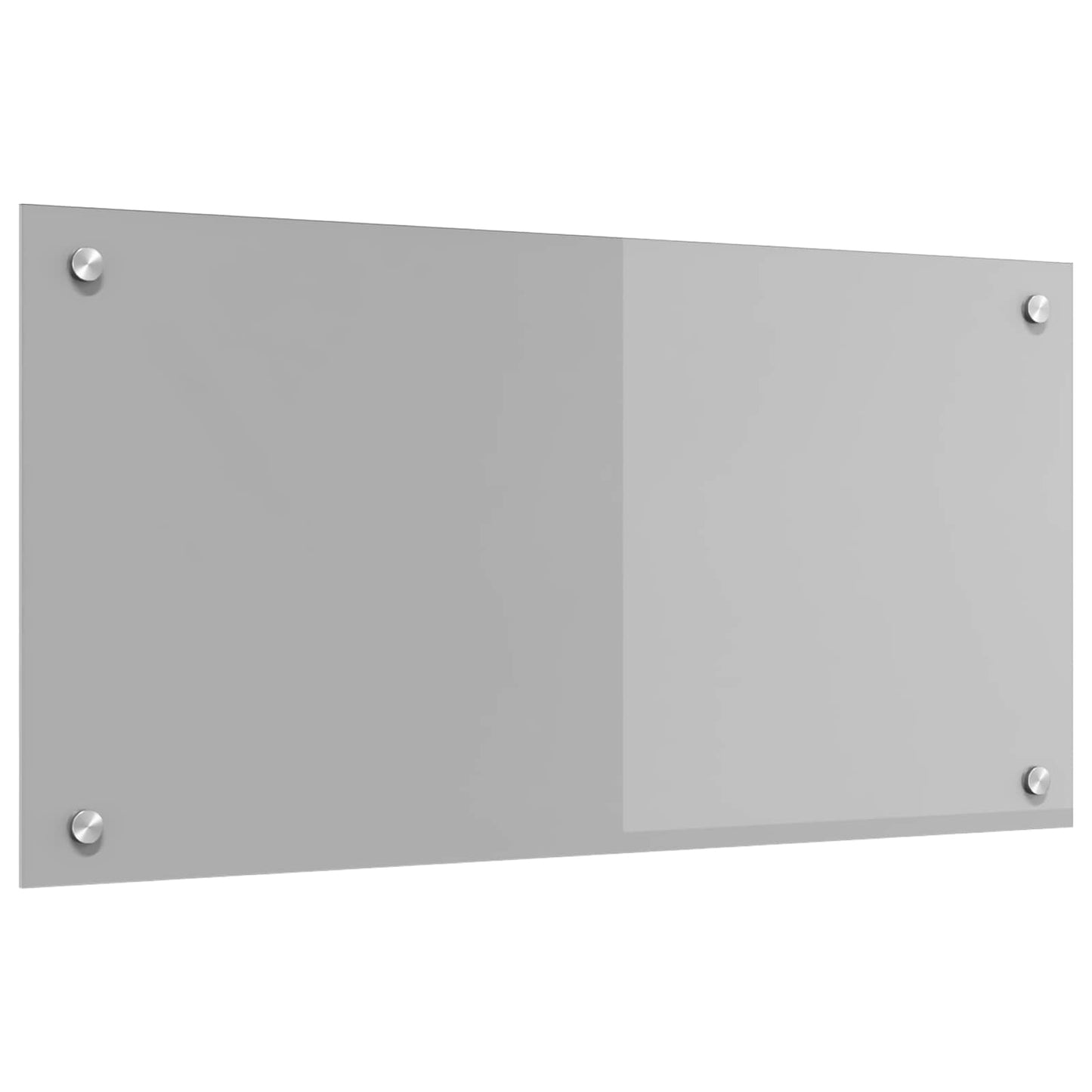Vidaxxl Küchenrückwand hellgrau 80 x 40 cm gehärtetes Glas