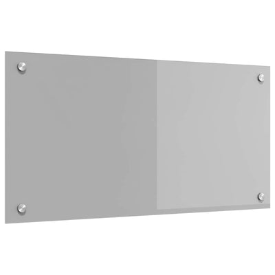 Vidaxxl Küchenrückwand hellgrau 80 x 40 cm gehärtetes Glas
