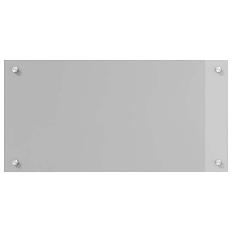 Vidaxxl Küchenrückwand hellgrau 80 x 40 cm gehärtetes Glas