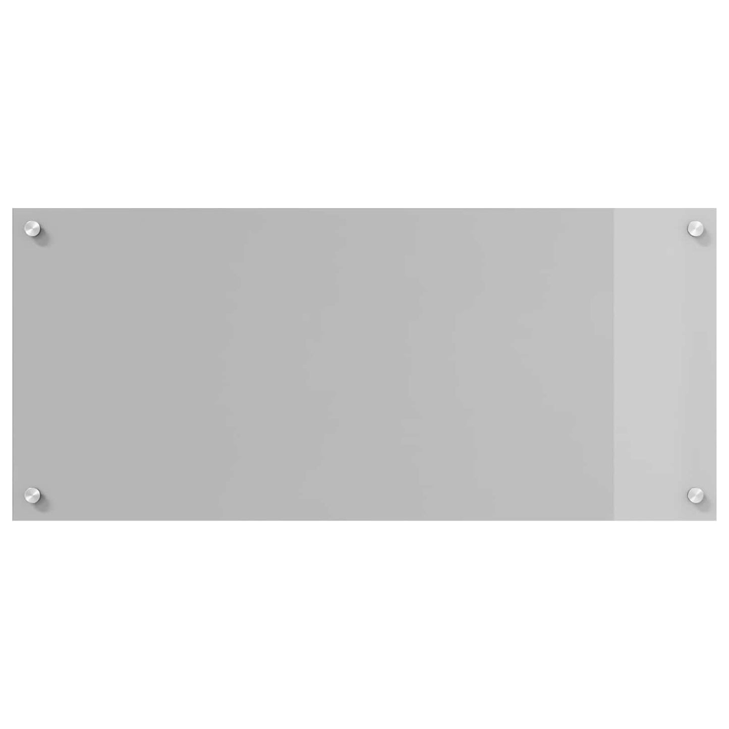 Vidaxxl Küchenrückwand hellgrau 90 x 40 cm gehärtetes Glas