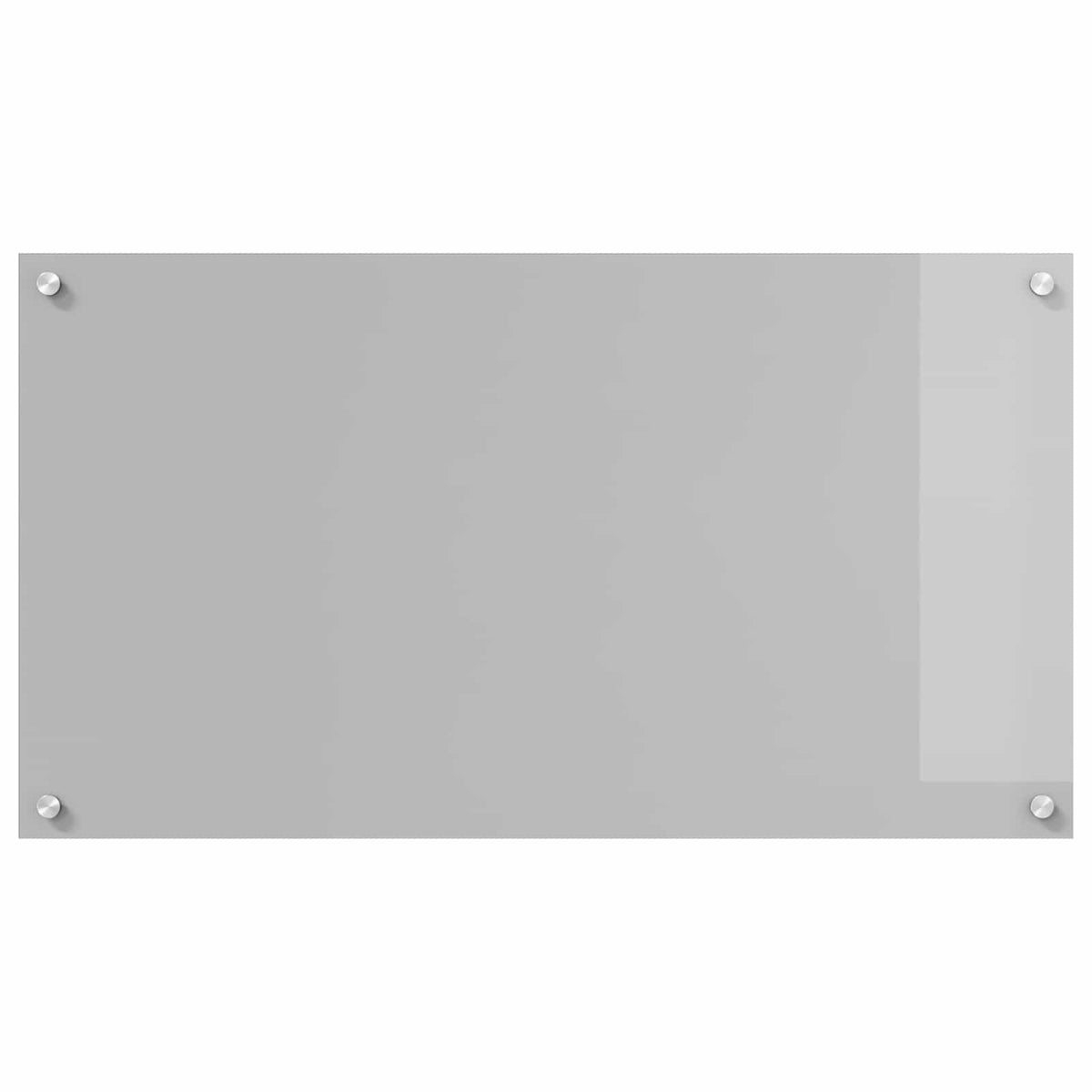 Vidaxxl Küchenrückwand hellgrau 90 x 50 cm gehärtetes Glas