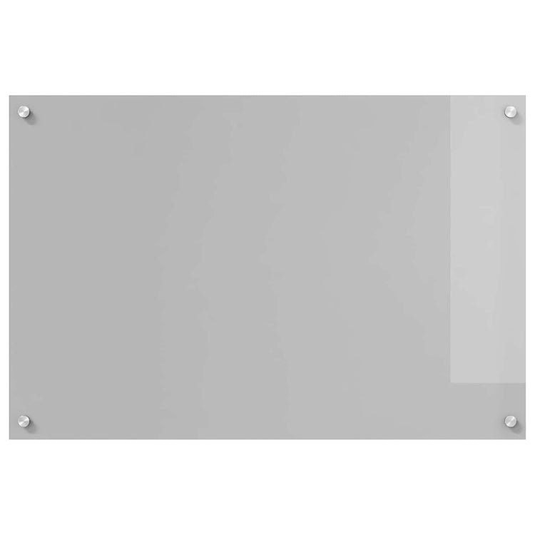 Vidaxxl Küchenrückwand hellgrau 90 x 60 cm gehärtetes Glas