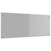 Vidaxxl Küchenrückwand hellgrau 100 x 40 cm Hartglas