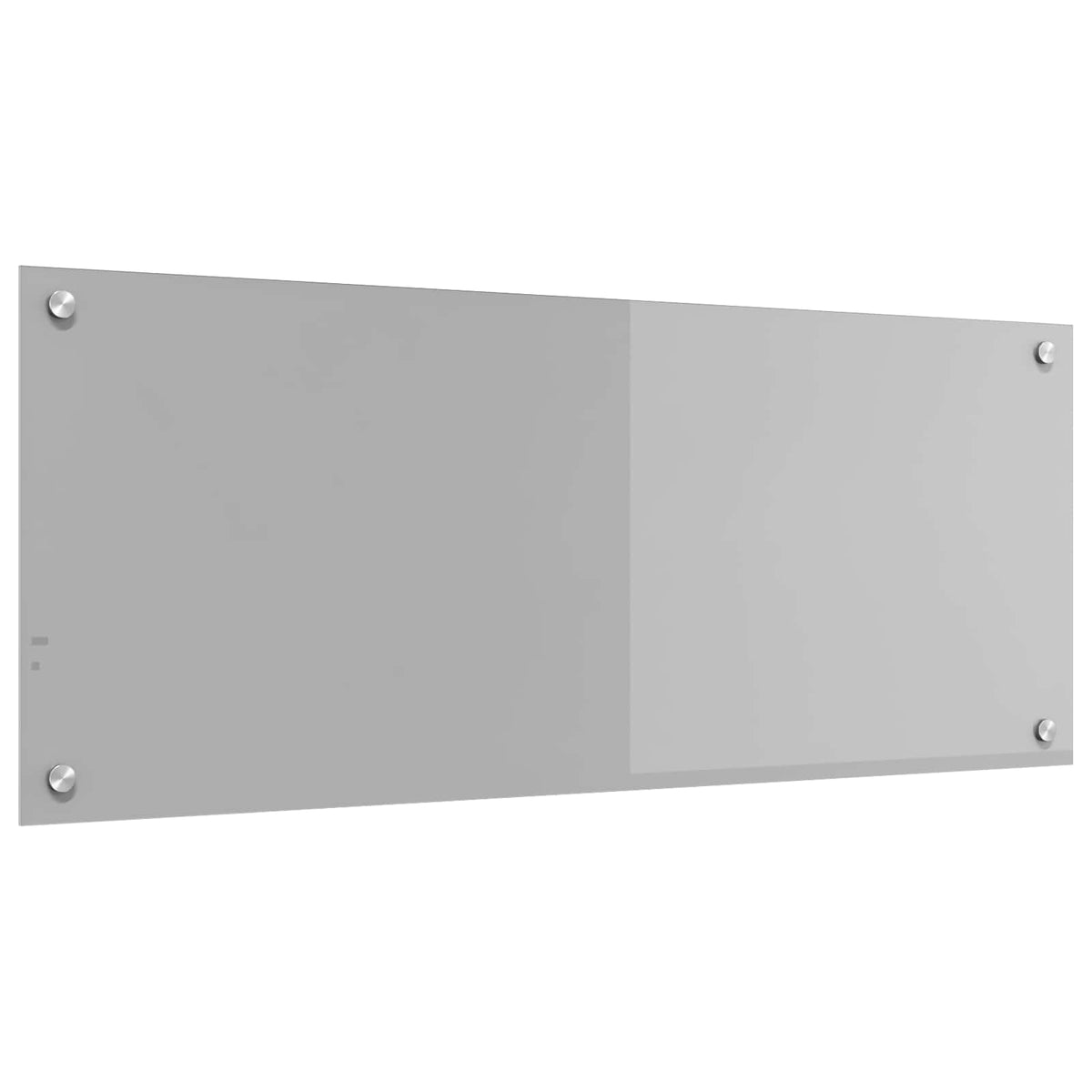 Vidaxxl Küchenrückwand hellgrau 100 x 40 cm Hartglas