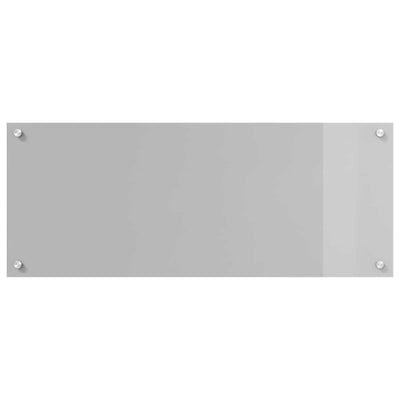 Vidaxxl Küchenrückwand hellgrau 100 x 40 cm Hartglas