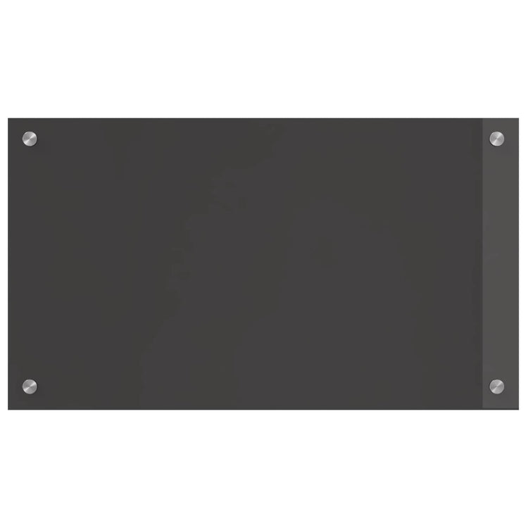 Vidaxxl Küchenrückwand dunkelgrau 70 x 40 cm gehärtetes Glas