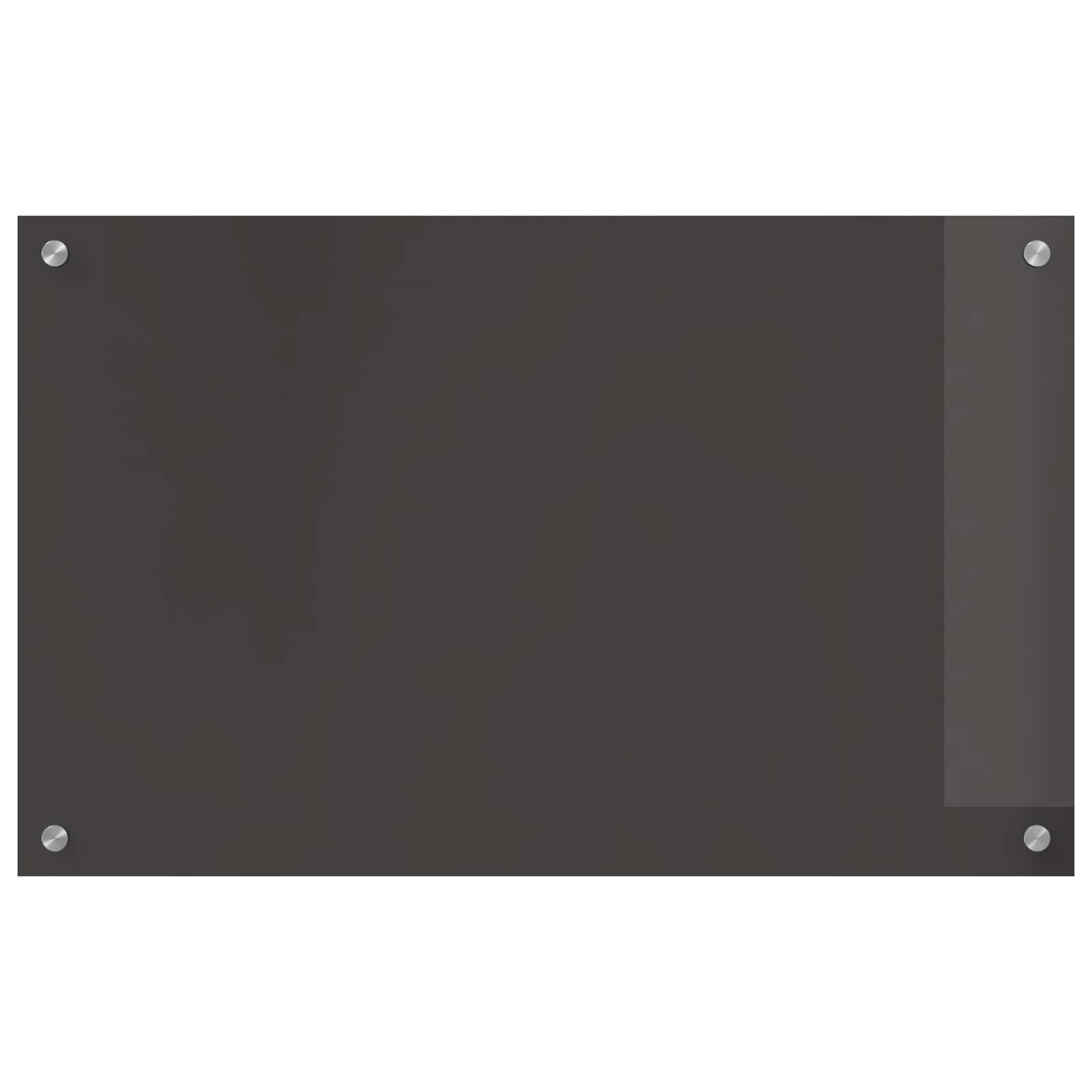 Vidaxxl Küchenrückwand dunkelgrau 80 x 50 cm gehärtetes Glas