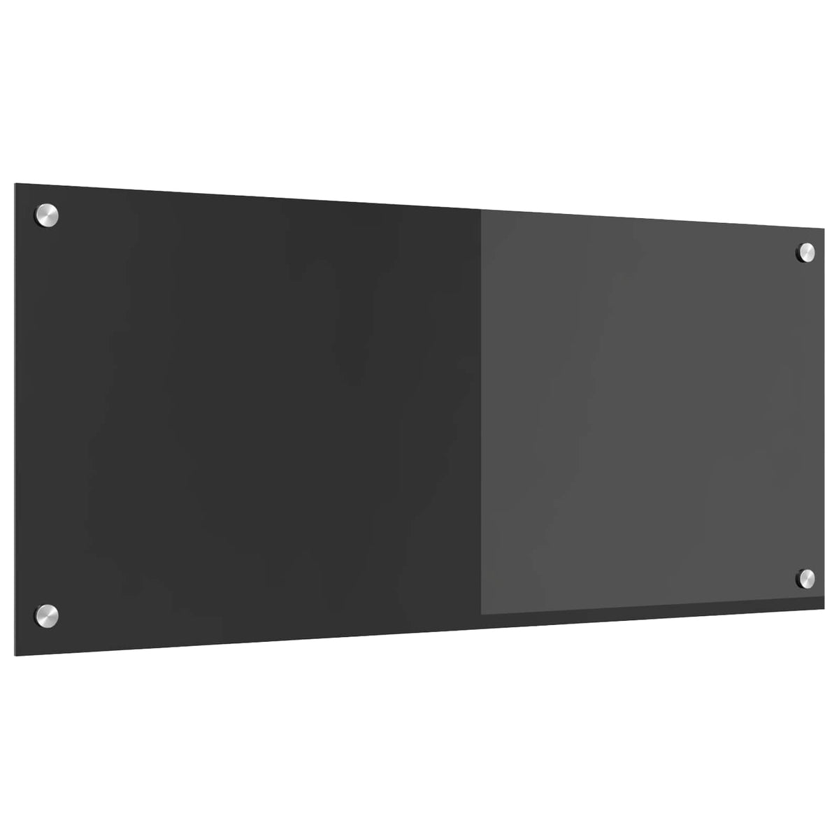 Vidaxxl Küchenrückwand dunkelgrau 90 x 40 cm gehärtetes Glas